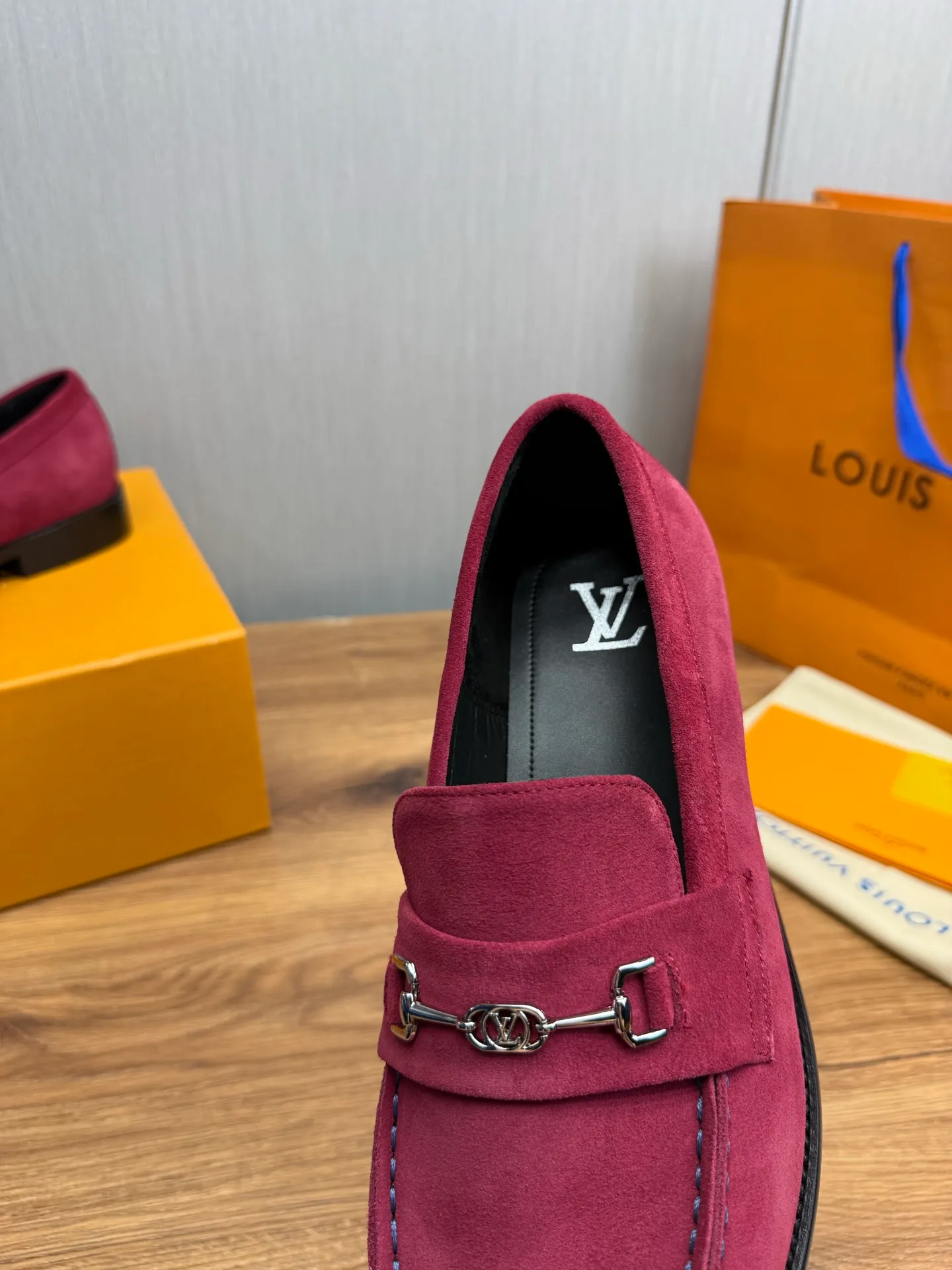 Factory 660💰 LV. Men's business casual leather shoes, all made of imported original brand leather, just to create a more comfortable wearing experience, original non-slip and wear-resistant outsole ✔️16-45 (38.45 non-returnable)